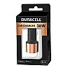 Duracell 65W Fast Car Charger Adapter with Dual Output. Quick Charge, Type C PD 45W Qualcomm Certified 3.0 20W (Copper  Black)