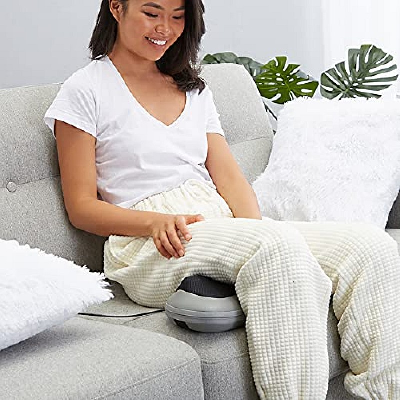 Amazon Basics Corded Electric Cushion Massager with Heat, Black