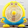 Airtree Cartoon Fan | USB Rechargeble Fan |Desk Fan for Kids Room Picnic Fan Travel Fan 