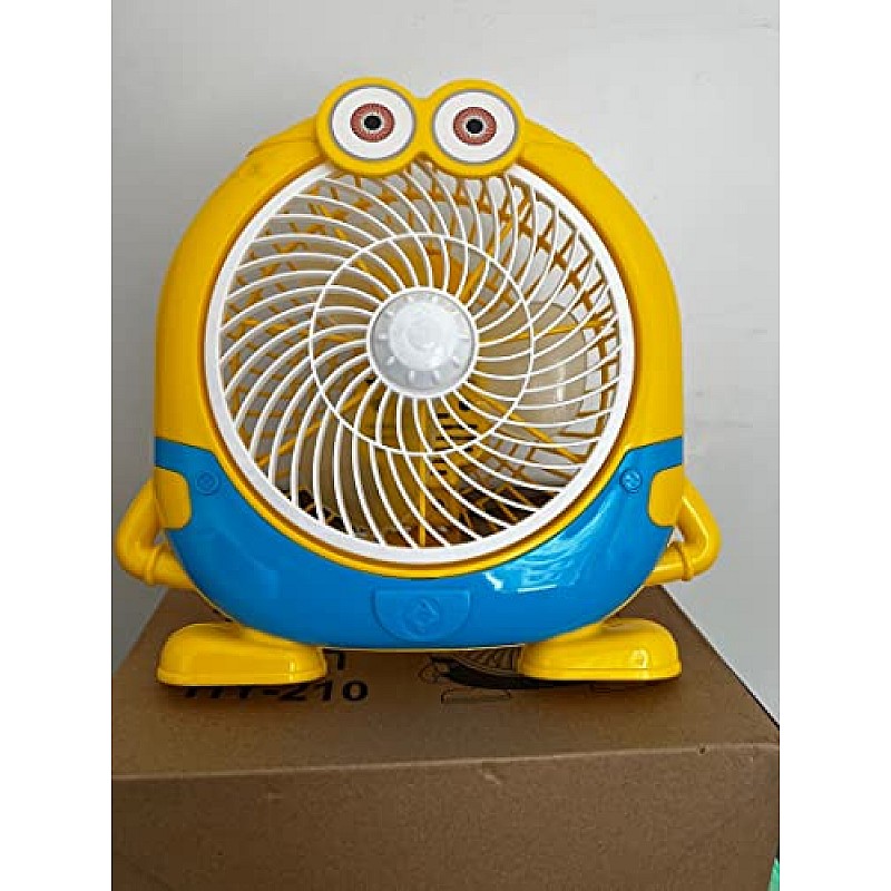 Airtree Cartoon Fan | USB Rechargeble Fan |Desk Fan for Kids Room Picnic Fan Travel Fan 