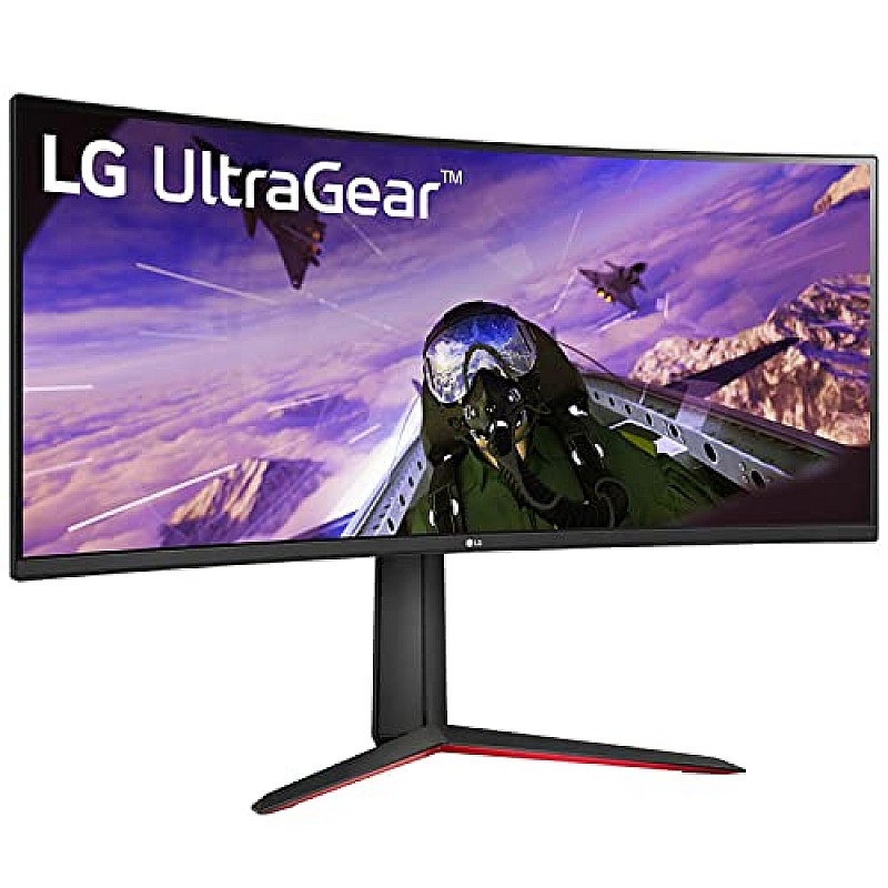 LG Electronics 34 Inch 34Gp63A Ultragear 21:9 Curved Gaming LED Monitor Black