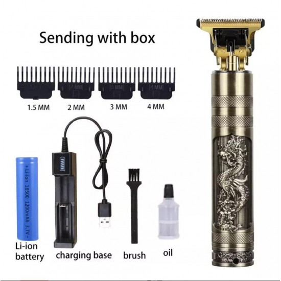 Airtree Hair Trimmer For Men Buddha Style Trimmer,Professional Hair Clipper, Adjustable Blade Clipper,1200 mah battery (BUDHHA)
