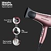 Morphy Richards Stylist Care HD222DC Professional Hair Dryer With Diffuser Wine Red And Silver Chrome