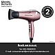 Morphy Richards Stylist Care HD222DC Professional Hair Dryer With Diffuser Wine Red And Silver Chrome