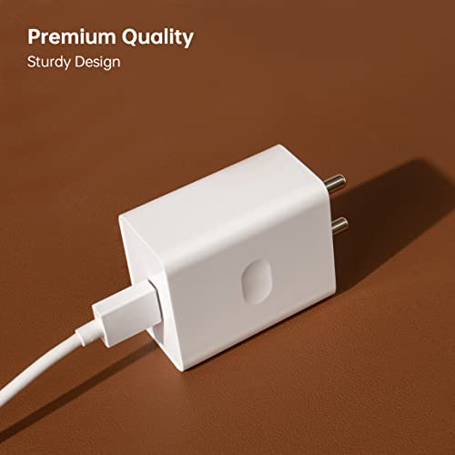 OPPO Original SUPERVOOC 33W Single Port USB Fast Charger, BIS Certified, Wall Charger Adapter (Cable Not Included, White) OPPO Original SUPERVOOC 33W Single Port USB Fast Charger, BIS Certified, Wall Charger Adapter (Cable Not Included, White)