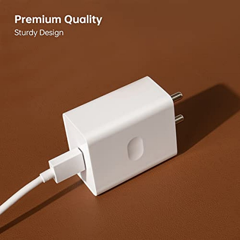 OPPO Original SUPERVOOC 33W Single Port USB Fast Charger, BIS Certified, Wall Charger Adapter (Cable Not Included, White)