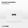 OPPO Original SUPERVOOC 33W Single Port USB Fast Charger, BIS Certified, Wall Charger Adapter (Cable Not Included, White)