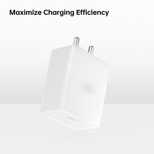 OPPO Original SUPERVOOC 33W Single Port USB Fast Charger, BIS Certified, Wall Charger Adapter (Cable Not Included, White) OPPO Original SUPERVOOC 33W Single Port USB Fast Charger, BIS Certified, Wall Charger Adapter (Cable Not Included, White)