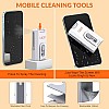 Tukzer Multifunctional 8-in-1 Cleaning Kit for Earbuds Gadget Mobile Tablet Laptop Computer Keyboard White