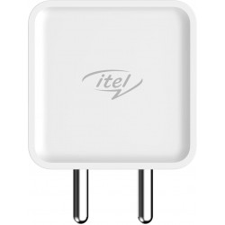 Itel ICI-42-C 100V Dual Output 2 Pin Wall Charger for Cellular Phones (White)