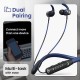 Boult Audio RCharge Wireless in Ear Bluetooth Earphones with ENC Mic Neckband (Blue)