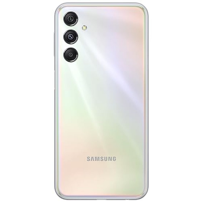 Samsung Galaxy M34 5G (Prism Silver,6GB,128GB)|120Hz sAMOLED Display