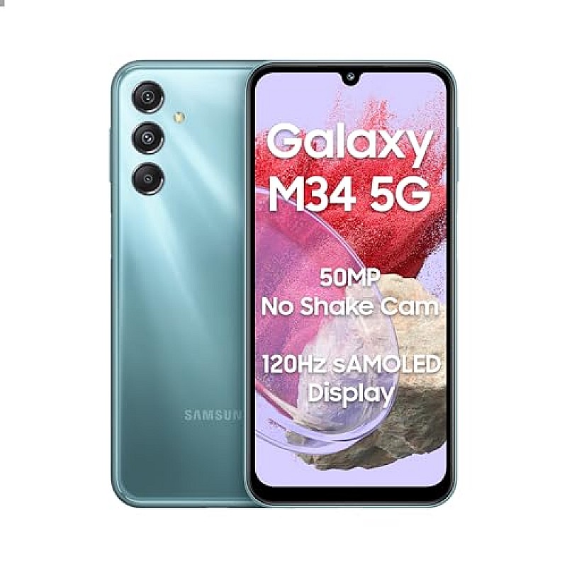 Samsung Galaxy M34 5G (Waterfall Blue,8GB,128GB)