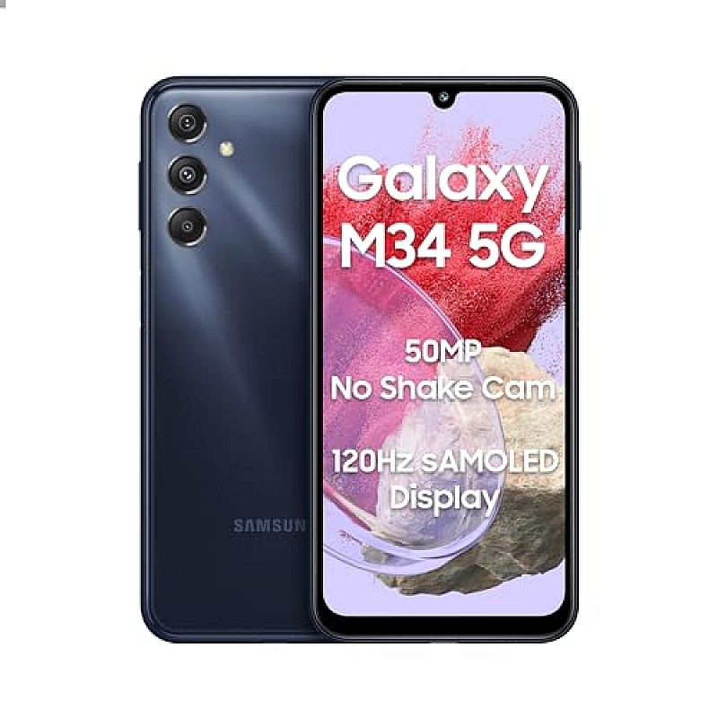 Samsung Galaxy M34 5G (Waterfall Blue,8GB,128GB)