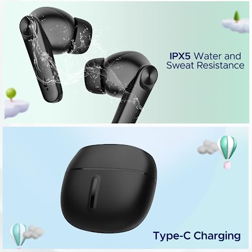 boAt Airdopes Max TWS Earbuds with 100 HRS Playtime, Quad Mics with ENx™ Tech, Beast (Carbon Black) boAt Airdopes Max TWS Earbuds with 100 HRS Playtime, Quad Mics with ENx™ Tech, Beast (Carbon Black)