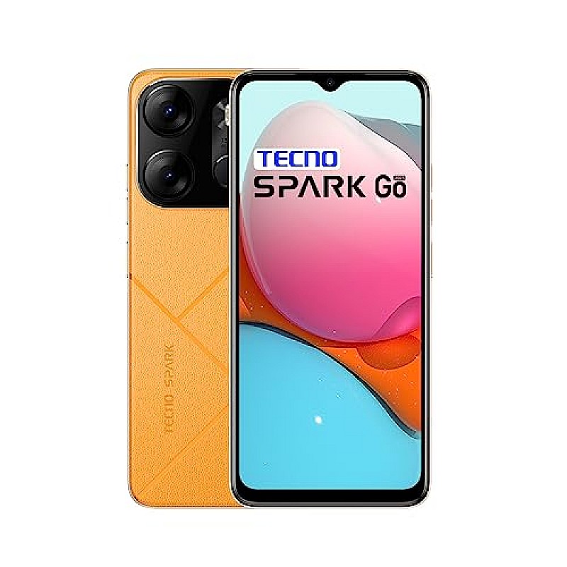 TECNO Spark Go 2023 (Energetic Orange, 4GB RAM,64GB Storage) Refurbished 