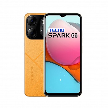 TECNO Spark Go 2023 (Energetic Orange, 4GB RAM,64GB Storage) Refurbished 