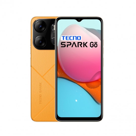 TECNO Spark Go 2023 (Energetic Orange, 4GB RAM,64GB Storage) Refurbished 
