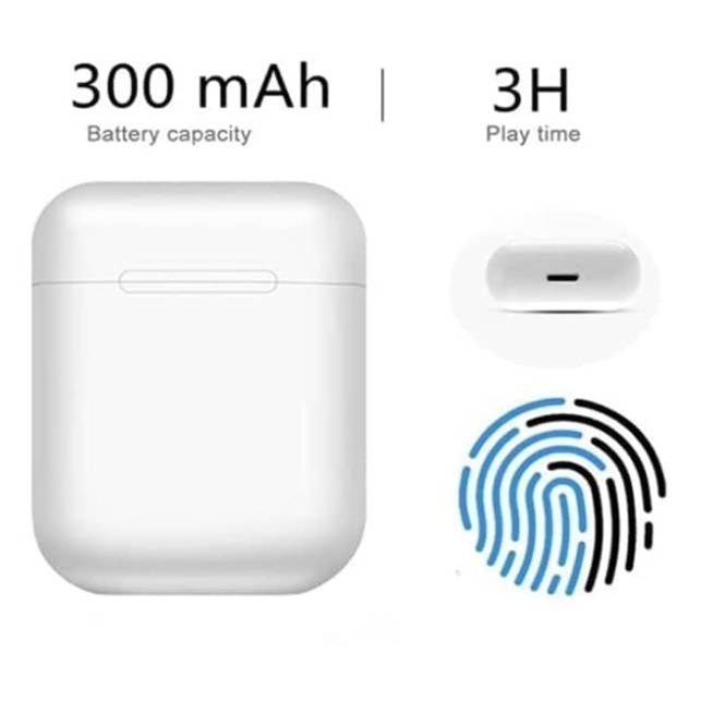 Airtree TWS I12 Bluetooth Headset White True Wireless Earbuds Airtree TWS I12 Bluetooth Headset White True Wireless Earbuds