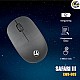 LAPCARE Safari 3 Wireless Optical Mouse with 2.4 Ghz 1000 DPI and Optical Sensor, Black