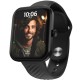 beatXP Marv Aura 1.83” HD Display Bluetooth Calling Smart Watch, Metal Body (Black)