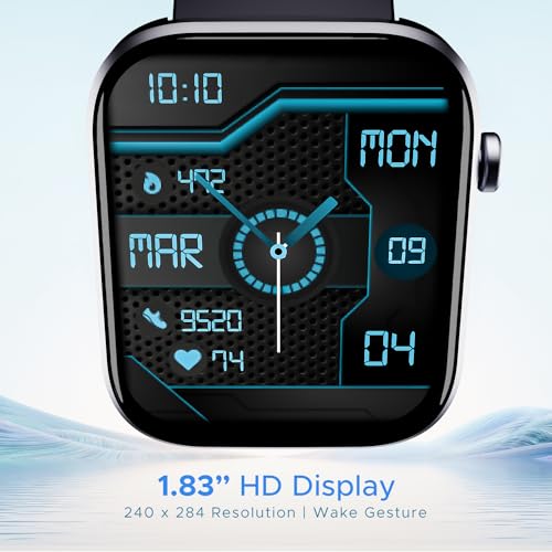 boAt Wave Call 2 with 1.83 HD Display, Advanced BT Calling Smart Watch for Men And Women (Active Black) boAt Wave Call 2 with 1.83 HD Display, Advanced BT Calling Smart Watch for Men And Women (Active Black)