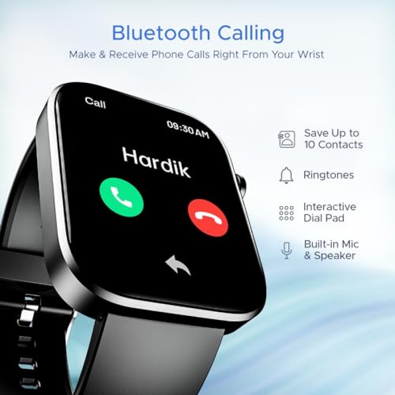 boAt Wave Call 2 with 1.83 HD Display, Advanced BT Calling Smart Watch for Men And Women (Active Black)