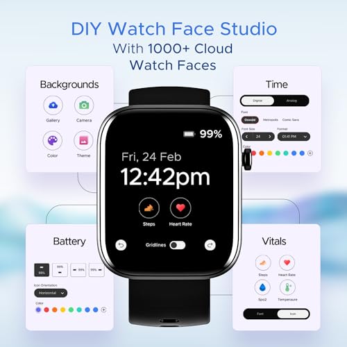 boAt Wave Call 2 with 1.83 HD Display, Advanced BT Calling Smart Watch for Men And Women (Active Black) boAt Wave Call 2 with 1.83 HD Display, Advanced BT Calling Smart Watch for Men And Women (Active Black)