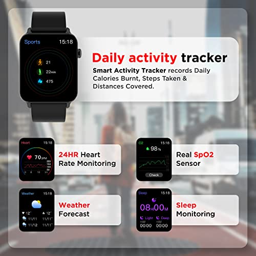 boAt Wave Call 2 with 1.83 HD Display, Advanced BT Calling Smart Watch for Men And Women (Active Black) boAt Wave Call 2 with 1.83 HD Display, Advanced BT Calling Smart Watch for Men And Women (Active Black)