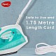 Pigeon by Stovekraft Velvet Steam Iron For Clothes 1600 Watts Instant Heat with Spray Green