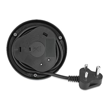 Bajaj KTP 1.7 Ltr Electric Kettle For Hot Water 1600W Double Walled Hot Water Kettle 360° Swivel Base With Cord Storage Silver