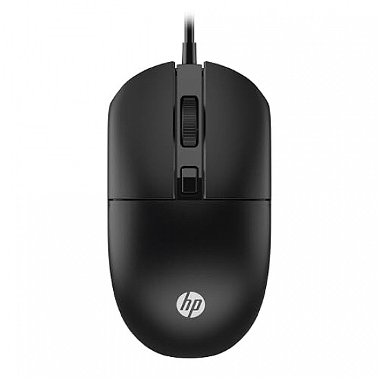 HP M070 Ergonomic Wired Mouse 1600 DPI with Adjustable DPI 1000-1200 3 Years Warranty