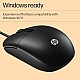 HP M070 Ergonomic Wired Mouse 1600 DPI with Adjustable DPI 1000-1200 3 Years Warranty