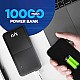 FLiX Beetel  PowerXtreme 10,000mAh Slim Power Bank Black P10