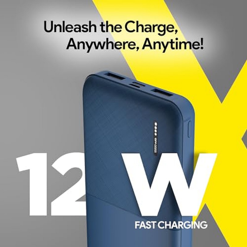 UltraCharge FLiX(Beetel) 20,000mAh QCPD Tripple output 22.5W High-Speed Power Delivery, Power Bank