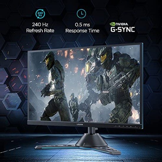 Lenovo Legion Y-Series 27 inch QHD G-SYNC Esports Gaming Monitor Y27gq-25 Black