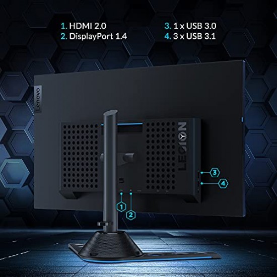 Lenovo Legion Y-Series 27 inch QHD G-SYNC Esports Gaming Monitor Y27gq-25 Black