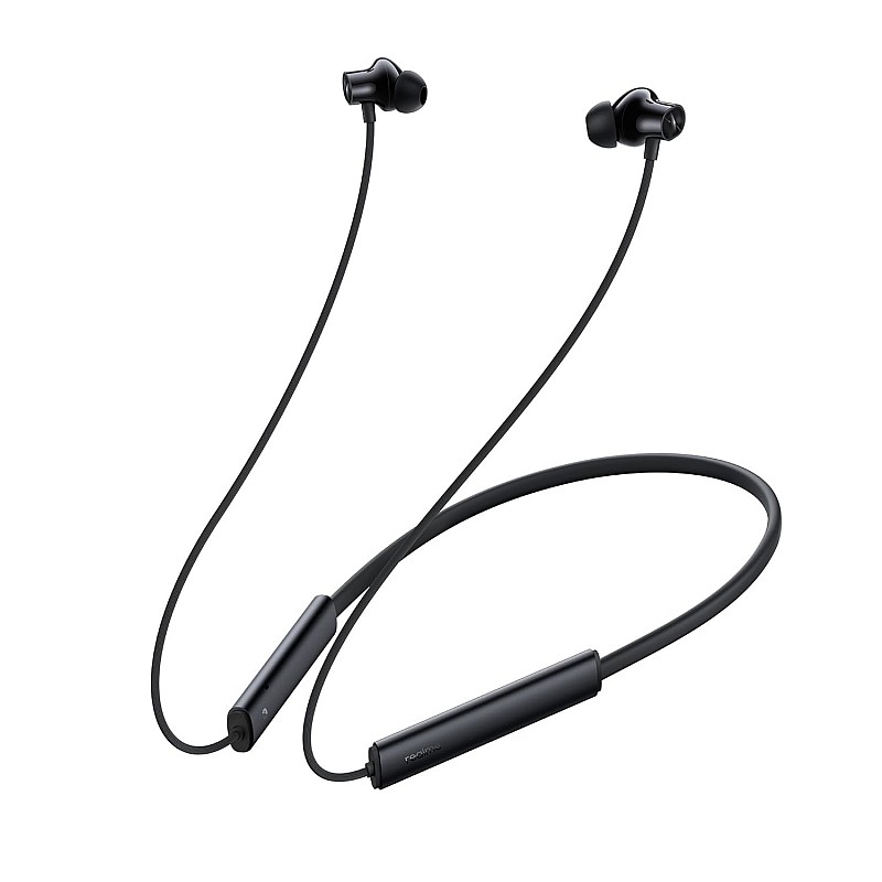 realme Buds Wireless 3 in-Ear Bluetooth Neckband 30dB ANC, Spatial Audio Up to 40 Hours Playback Black