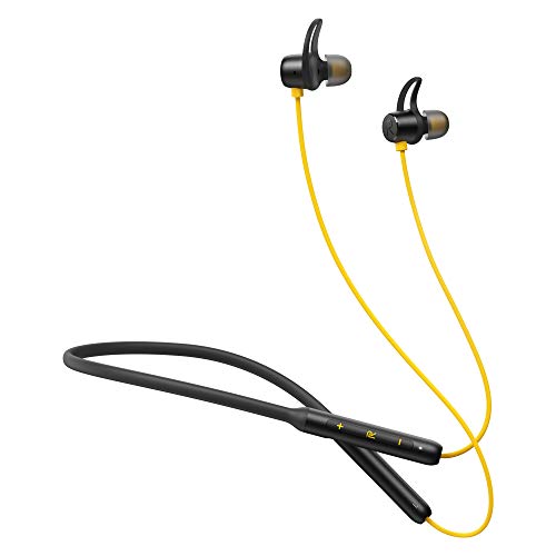 realme Buds Wireless in Ear Bluetooth Earphones with mic Playtime (Yellow) realme Buds Wireless in Ear Bluetooth Earphones with mic Playtime (Yellow)