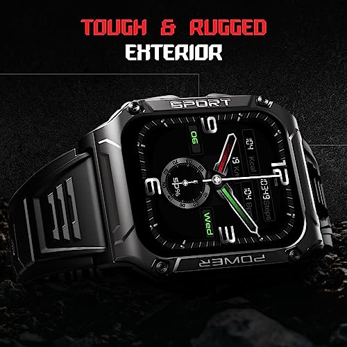 boAt Wave Armour 2 Smart Watch with 1.96" HD Display,BT Calling, Coins, Rugged Design,100 Watch (Active Black) boAt Wave Armour 2 Smart Watch with 1.96" HD Display,BT Calling, Coins, Rugged Design,100 Watch (Active Black)