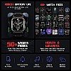 boAt Wave Armour 2 Smart Watch with 1.96" HD Display,BT Calling, Coins, Rugged Design,100 Watch (Active Black)