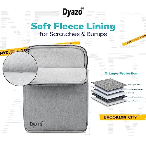 Dyazo Tablet Sleeve Cover 8 to11.6 Inch Grey Dyazo Tablet Sleeve Cover 8 to11.6 Inch Grey