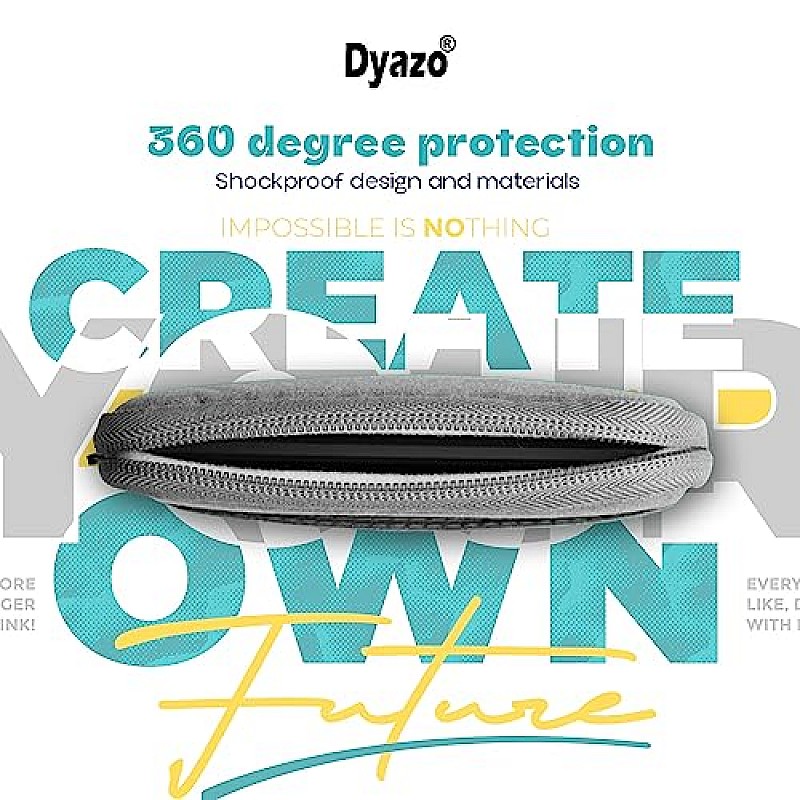 Dyazo Tablet Sleeve Cover 8 to11.6 Inch Grey