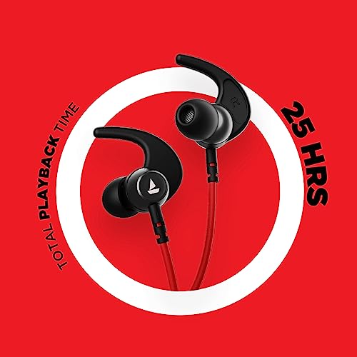 boAt Rockerz 268 Bluetooth in Ear Earphones with Beast (Active Black)
