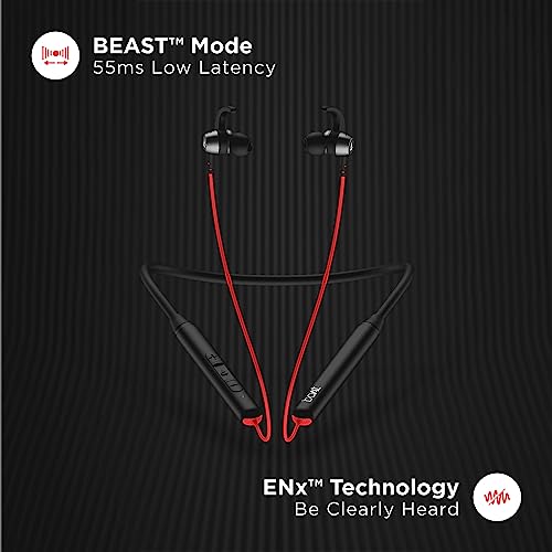 boAt Rockerz 268 Bluetooth in Ear Earphones with Beast (Active Black)