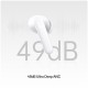 Oppo Enco Air3 Pro True Wireless in Ear Earbuds with Industry First Composite Bamboo Fiber,Fast Charge,BT 5.3 (White)