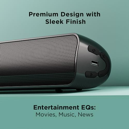 boAt Aavante Bar 1180 60 Watt 2.0 Channel Wireless Bluetooth Soundbar(Premium Black) boAt Aavante Bar 1180 60 Watt 2.0 Channel Wireless Bluetooth Soundbar(Premium Black)