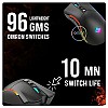 Cosmic Byte Hellfire RGB Wireless Gaming Mouse, Dual Mode, 8000 DPI, 500Hz Polling, Pixart 3104 Sensor (Black)