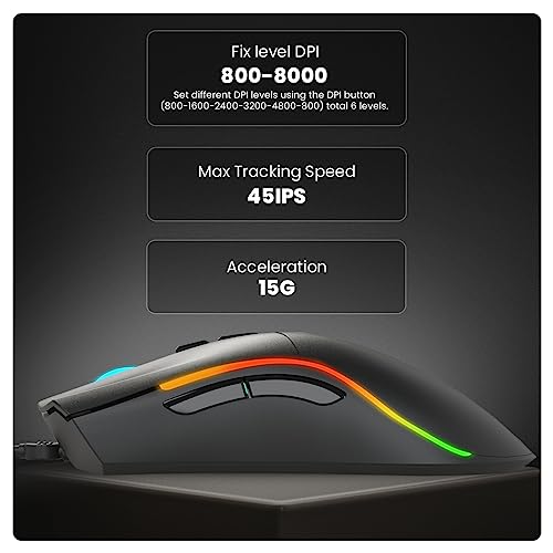 Cosmic Byte Hellfire RGB Wireless Gaming Mouse, Dual Mode, 8000 DPI, 500Hz Polling, Pixart 3104 Sensor (Black) Cosmic Byte Hellfire RGB Wireless Gaming Mouse, Dual Mode, 8000 DPI, 500Hz Polling, Pixart 3104 Sensor (Black)