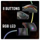 Cosmic Byte Hellfire RGB Wireless Gaming Mouse, Dual Mode, 8000 DPI, 500Hz Polling, Pixart 3104 Sensor (Black)